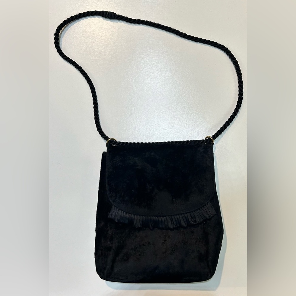 Magid Vintage Black Velvet Bag - Picture 2 of 5